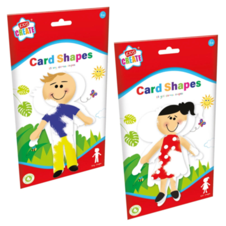 Kids Create 15 Die-Cut People Shapes (Assorted)