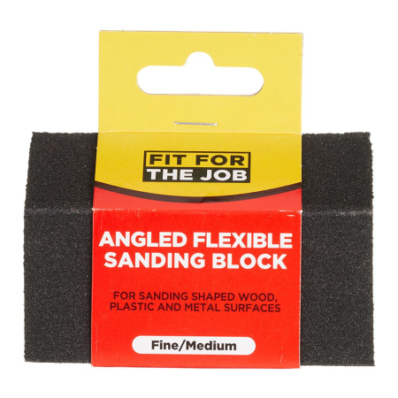Angled Flexible Sanding Block - Fine/Medium Grade