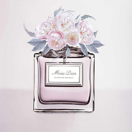 Miss Dior Blooming Banquet Framed Image