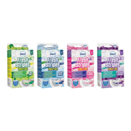 Airpure Fresh Stripes Toilet Gel