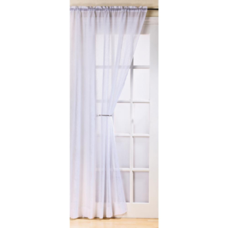 Fiji voile panel Cream 127x229 Curtains