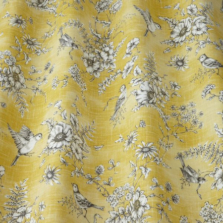 ILIV Finch Toile Buttercup 100% Cotton Fabric