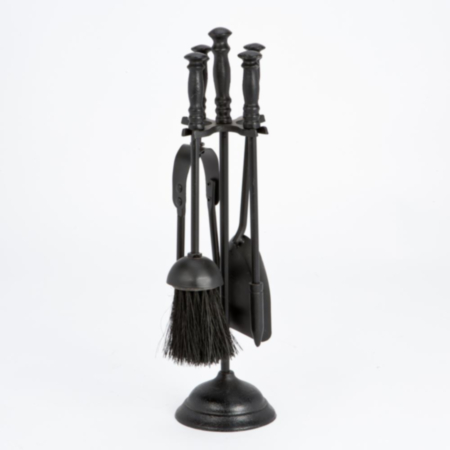 16.5" Black 5 Piece Companion Set