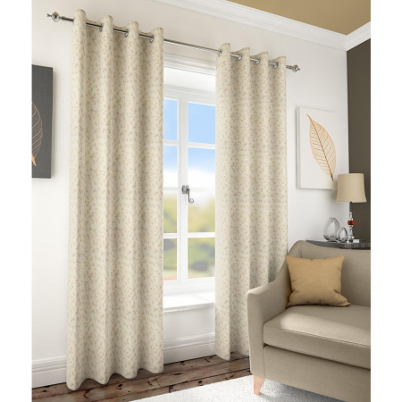 Folia Natural eyelet curtains 167x137 Curtains