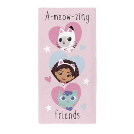 Gabby's Dollhouse Towel 70 x 140cm