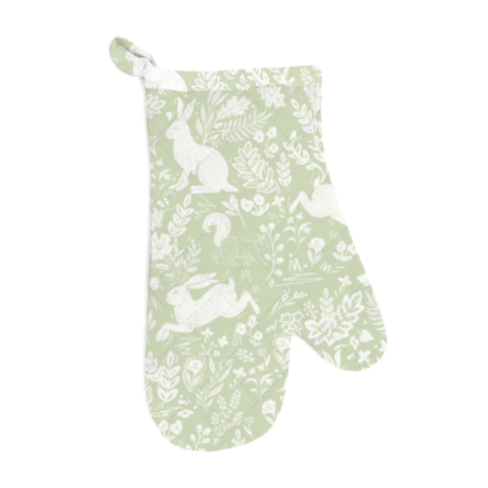 William Morris Oven Mitt - Forest Life (Green)