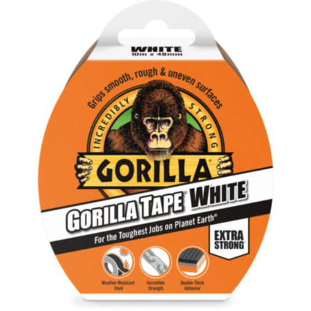 Gorilla Tape White 10m