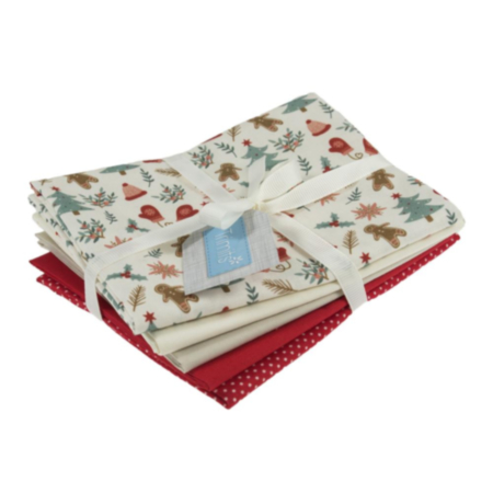 Fat Quarters Gingerbread  5 piece