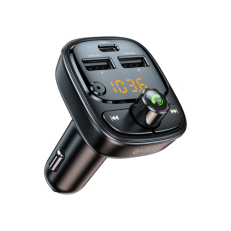 Tune Play Bluetooth Car FM Transmitter with USB Charging Ports