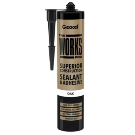 Geocel The Works Pro Sealant & Adhesive - Oak - 290ml