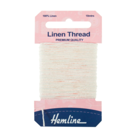 Hemline Linen Thread (10m) - White