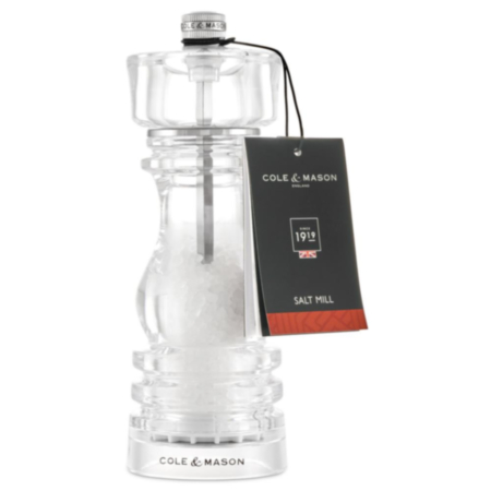 London 180mm 7" Acrylic Salt Mill