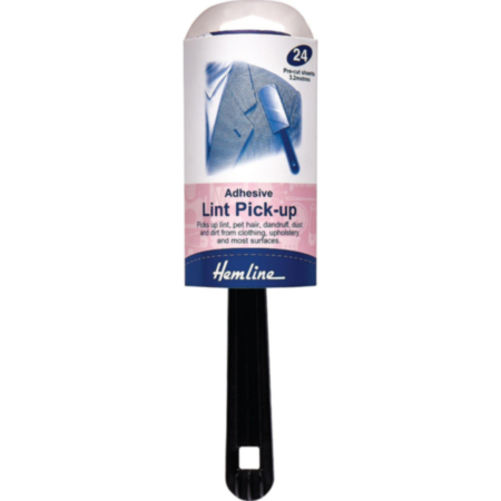Hemline Lint Pick-Up Roller with Handle - 3.2m