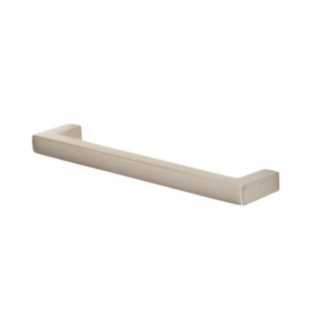 Satin Nickel Aluminium Square Pull Handles - 128mm (2 Pack)