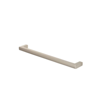Satin Nickel Aluminium Square Pull Handles - 200mm (2 Pack)