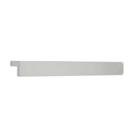 Chrome L-Shaped Pull Handle - 185mm (2 Pack)