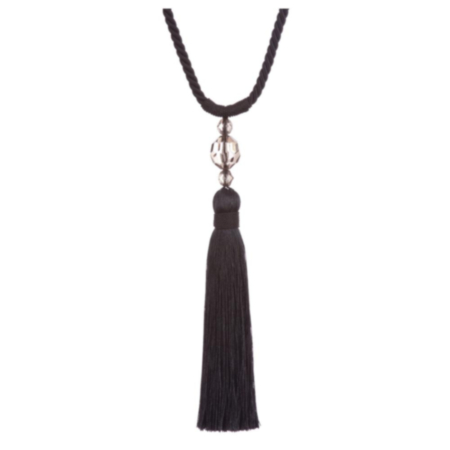 Jones Pixie Curtain Tieback - Black