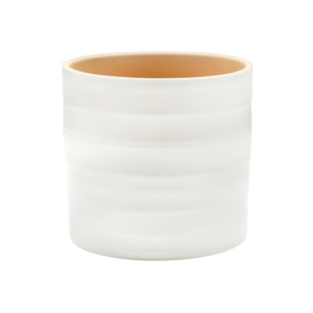 Ivyline Hadleigh Matte Finish Pure White Planter 13cm