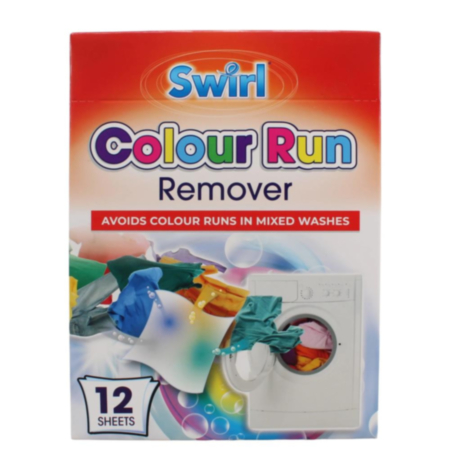 Swirl Colour Run Remover Sheets - 12 Pack