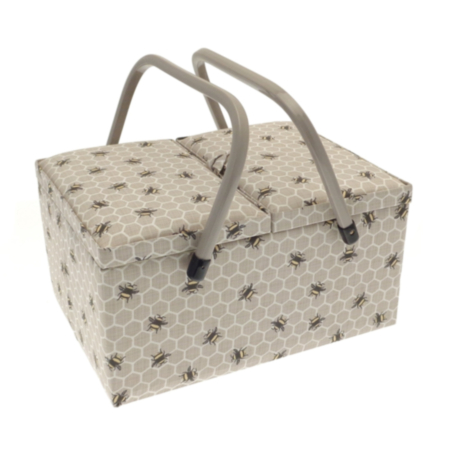 Large Honeycomb Bee Sewing Box