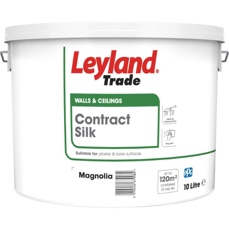 Leyland Trade Contract Silk Paint Magnolia 10L