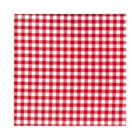 Cotton Gingham Fabric (9mm) - Red