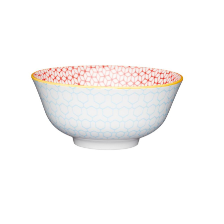 Kitchencraft Bowl 16cm - Bright Geo Blue