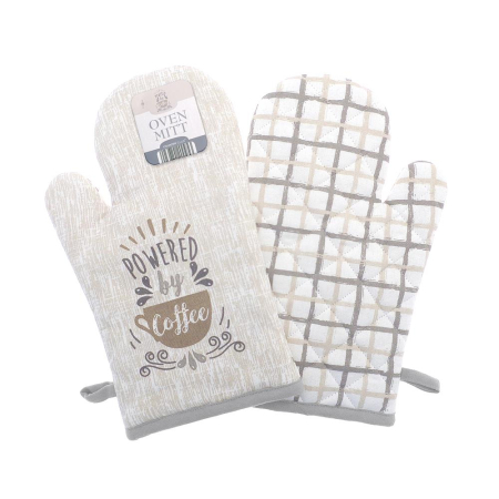 Country Club Powered By Coffee Oven Mitt