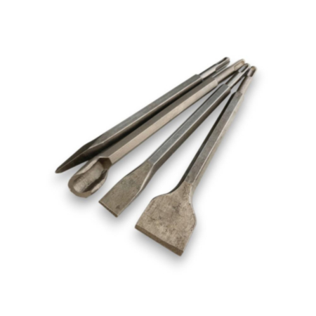 Toolzone 4 Pack SDS Chisel And Gouge Set