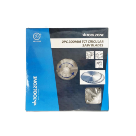 Toolzone 2 Pack 300mm TCT Circular Saw Blades