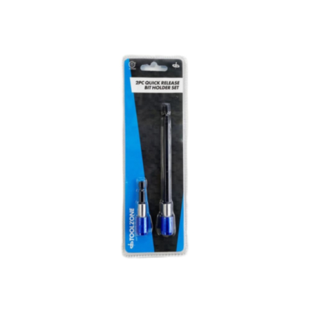 Toolzone 2 Pack Quick Fit Bit Adaptor Set