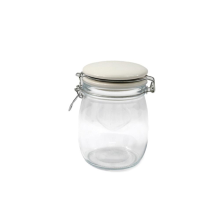 16 x 11 Glass Storage Jar With Heart