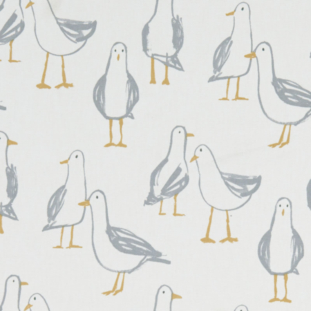 Clarke & Clarke Laridae 100% Cotton Natural Fabric