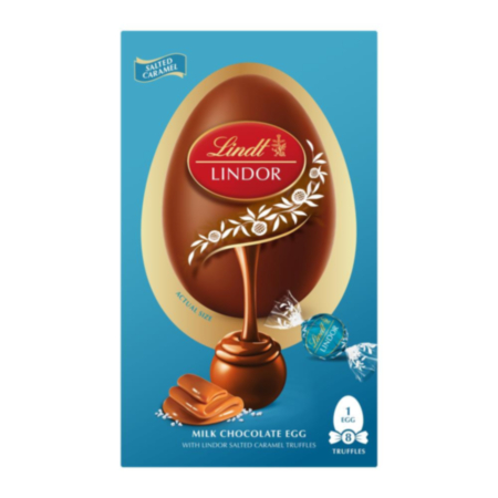 Lindt Lindor Easter Egg Salted Caramel 260g