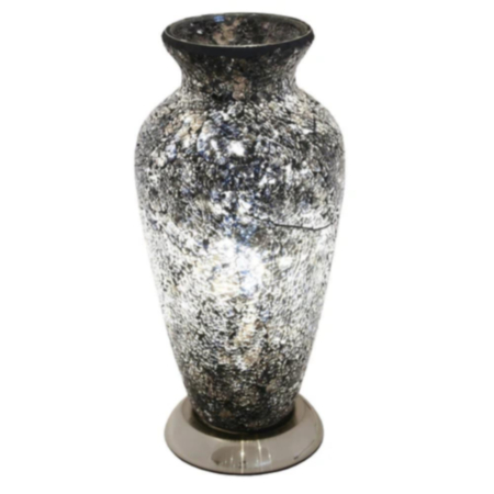 Febland Mosaic Vase Lamp Black