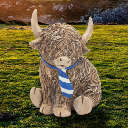 Highland Cow Tie Ornament