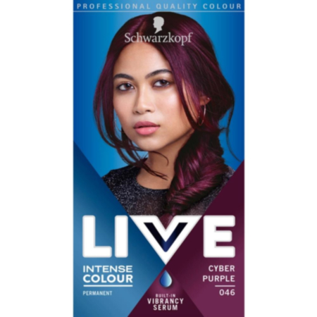 Live Cyber Purple 046 Permanent Hair Dye