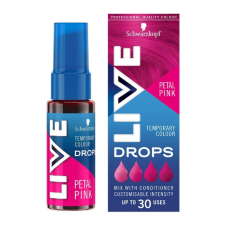 Live Petal Pink Colour Drops 30ml
