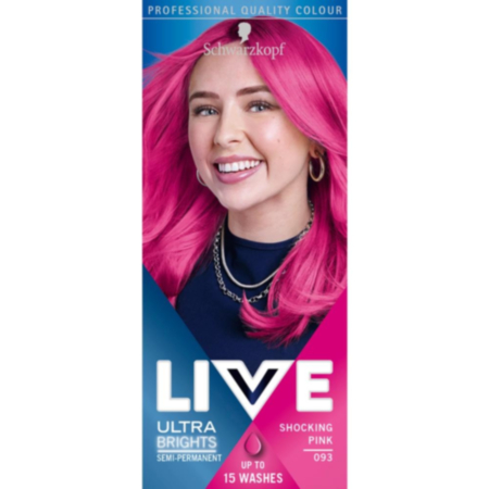 Live Shocking Pink 093 Semi-Permanent Hair Dye