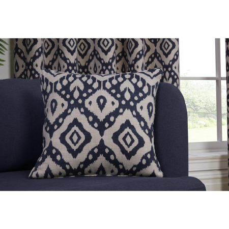 Marrakech Navy Filled Cushion - 18cm