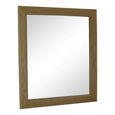 Light Wood Mirror 59 x 49cm