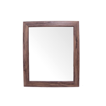 Dark Wood Mirror 59 x 49cm