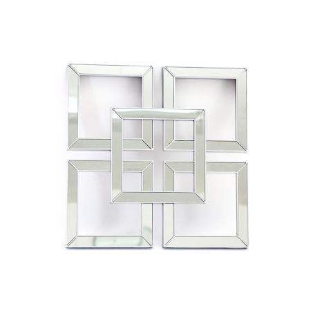 Mirrored Squares Decoration