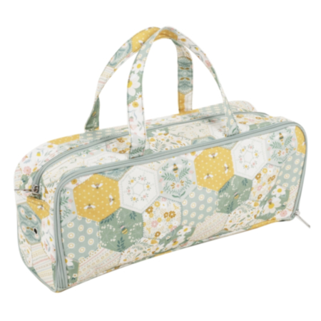 Hobby Gift Knitting Bag with Pin Case - Patchwork Bee