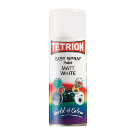 Tetrion® Easy Spray Paint - Matt White (400ml)