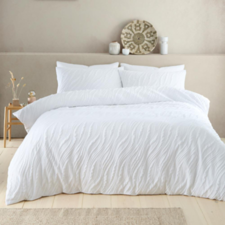 Monaco Duvet Set White King Monaco Duvet Set White King