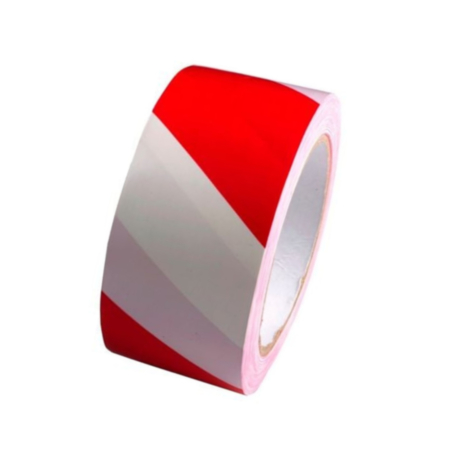 Red/White Barrier Tape (Non Adhesive) - 70mm x 100m