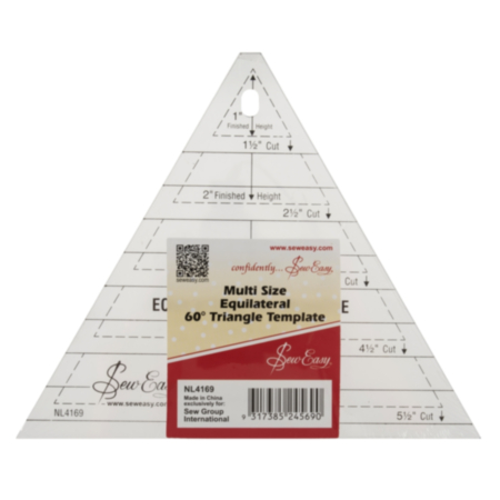 Sew Easy Quilting Template - Triangle (60°)