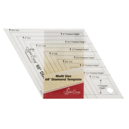 Sew Easy Quilting Template - Multi Size Diamond