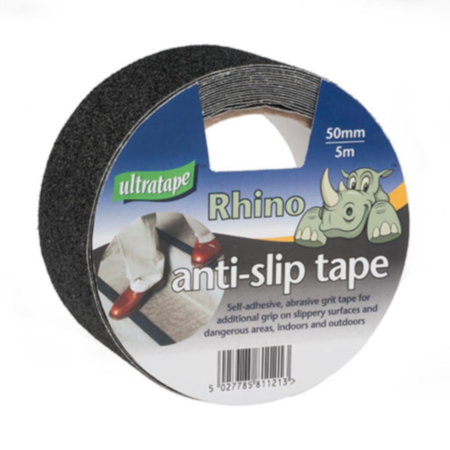Ultratape Rhino Non-Slip Tape Black 25mm x 5m 